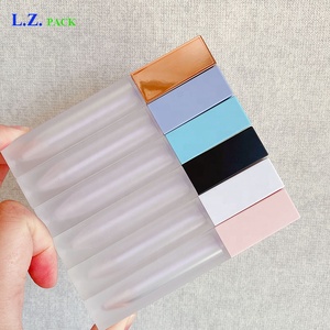 LZ Gói Cổ Phiếu 100 Cái Trắng Đen Hồng Lip <span class=keywords><strong>Gloss</strong></span> Ống 7Ml Vuông Rỗng Tùy Chỉnh Nhãn Hiệu Riêng Lip <span class=keywords><strong>Gloss</strong></span> Ống Với Wands - Product Image 3