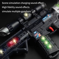 Nouveaux jouets pistolets, pistolets jouets électriques bon marché, pistolets jouets sonores en plastique, jeux de tir en plein air, jouets pour enfants 2023