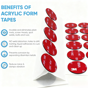 Pita Perekat Pemasangan Tahan Panas Berdaya Rekat Tinggi Permanen 3M <span class=keywords><strong>VHB</strong></span> Double Sided 4950 5952 5956 Heavy Duty Die-cutting - Product Image 4