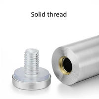 Stainless Steel ISO Inch Coarse Thread Advertising Screw Acrylic Glass Fastener High Load Decorative Stud