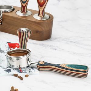 Outils de barista professionnels accessoires de café 51mm pour <span class=keywords><strong>Delonghi</strong></span> La spécialiste café porte-filtre sans fond - Product Image 4