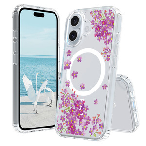 <span class=keywords><strong>Coque</strong></span> de téléphone portable <span class=keywords><strong>fleur</strong></span> magnétique pour <span class=keywords><strong>iPhone</strong></span> 16 15 14 13 12 <span class=keywords><strong>11</strong></span> <span class=keywords><strong>coque</strong></span> de téléphone portable TPU antichoc - Product Image 5