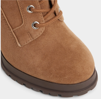 Bottines en PU pour femmes, talons personnalisés, prix de gros pour chaussures féminines et de dames vendues en usine