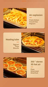 Freidora de Aire Digital Eléctrica Inteligente Comercial y Doméstica de 10L 15L 220-240V Sin Aceite Horno Freidora de Aire - Product Image 2