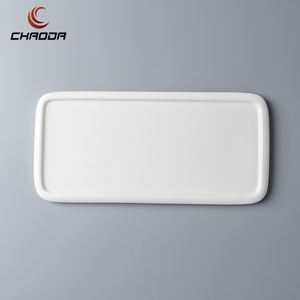 Multi-Size 10/12/14/16 Inch Top Choice Banquet Déjeuner Assiette Rectangle Céramique Restaurant Assiette <span class=keywords><strong>Porcelaine</strong></span> - Product Image 3