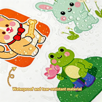 Rouleau d'autocollants en vinyle imperméables personnalisés, mignons, de style dessin animé, découpés à la forme, adhésifs, pour ordinateur portable, bouteille d'eau, scrapbooking, cadeau