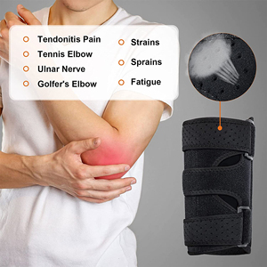 Hücre tüneli için dirsek desteği, ayarlanabilir dirsek ateli, tenis dirseği, kadınlar ve erkekler için rahat sabitleyici desteği - Product Image 4