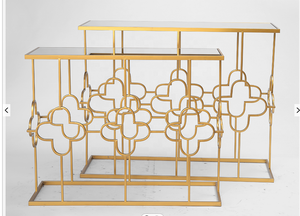 <span class=keywords><strong>D</strong></span>écoration de mariage, ensembles de tables basses <span class=keywords><strong>d</strong></span>écoupées <span class=keywords><strong>d</strong></span>écoratives en métal couleur or de luxe pour salon, table basse ronde intérieure - Product Image 6