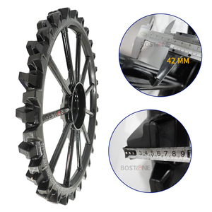 Neumáticos <span class=keywords><strong>para</strong></span> Trasplantadora de Arroz BOSTONE, 1300 1800 MM, 1600 2100 MM, Pulverizador, <span class=keywords><strong>Tractor</strong></span>, Neumáticos Delgados, Ruedas de Goma Sólida <span class=keywords><strong>Kubota</strong></span> - Product Image 6