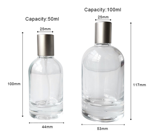 Trasparente di alta-end popolare 50 <span class=keywords><strong>ml</strong></span> <span class=keywords><strong>100</strong></span> <span class=keywords><strong>ml</strong></span> può essere personalizzato logo bottiglia di profumo bottiglia di profumo di vetro - Product Image 5