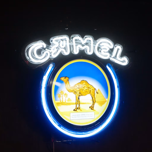 Letras LED de Neón Falsas para Exteriores, Letrero Personalizado para Negocios y Tiendas, Iluminación para Fachadas, 50x50x10cm, Modelo 0001, Cigarrillos <span class=keywords><strong>Camel</strong></span>, Tabaco - Product Image 2