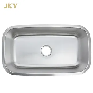31 Inch High End Qualidade Melhor Estilo Aço Inoxidável Grande Under Mount Kitchen Sink Symbol 3118