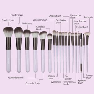 Maange — Kit de pinceaux de maquillage manche en bois, Set de 18 pièces, <span class=keywords><strong>pour</strong></span> fond de <span class=keywords><strong>teint</strong></span>, produits cosmétiques, vente en gros - Product Image 6