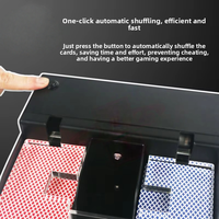 MIR08 Machine à mélanger les cartes automatique électrique Baccarat, silencieuse, ultra-rapide, qualité professionnelle de casino, plastique ABS, poker 5 kg