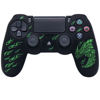 Casing cangkang silikon lunak untuk Sony PlayStation 4 casing untuk konsol P4 Dualshok 4 pengendali Gamepad Joystick casing penutup perumahan