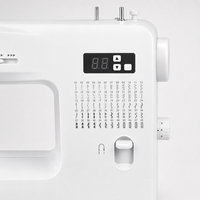 Kit de démarrage pour machine à coudre électrique domestique multi-points avec pédale et adaptateur 110V/220V pour la couture de vêtements DIY