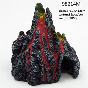 Fish Tank Landschap <span class=keywords><strong>Aquarium</strong></span> Landschap <span class=keywords><strong>Aquarium</strong></span> Decoratie Simulatie Vulkaan Ornament Zuurstof Pomp Bubble Steen - Product Image 6