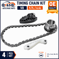 Kit de chaîne de distribution renforcée YS, 4 pièces, OE 53022316AC, compatible avec 300C Jeep Grand Cherokee 2004-2015 5.7L 6.4L Hemi V8