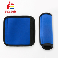 Sublimasi sarung gagang koper Neoprene hadiah kustom koper iklan pembungkus lengan