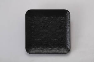 Popolare ristorante all'ingrosso Hotel a Buffet bar cibo piatto materiale melamina piatto quadrato in pietra opaca Texture piatto - Product Image 6