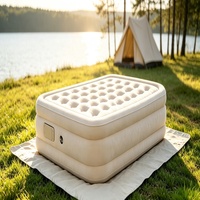 Matelas gonflable à 48 trous, hauteur 40 cm, matelas de camping extérieur, matelas de sol, lit gonflable portable