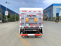 Nouvelle station compacteuse mobile 4x2 Changan avec camion benne à benne basculante Dongfeng à transmission manuelle