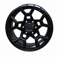 Jantes de voiture HC multi-rayons noir mat design Overland 17x9.5 20x9.5 à déport profond tout-terrain pour Ford Ranger Raptor Toyota Tacoma