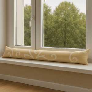 ผ้ากันลมสำหรับประตูและหน้าต่างลายดามาสก์ ผ้าฝ้ายอเนกประสงค์ 100 ซม. - Product Image 5