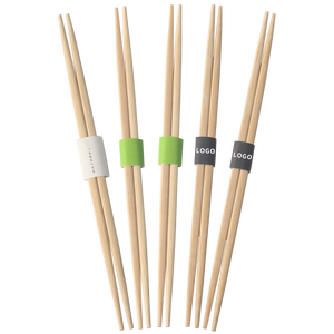 Sushi giapponese stampa personalizzata di bambù bacchette a doppia estremità con bacchette di legno premium lucidate su entrambi i lati - Product Image 1