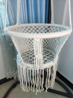 Chaise suspendue en macramé bohème pour chambre de bébé, chaise suspendue d'intérieur pour enfant, hamac suspendu au plafond pour enfant