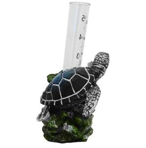 Polyrésine/Résine 5 po. Tableau debout polyrésine <span class=keywords><strong>grenouille</strong></span> pluviomètre, vert - Product Image 3