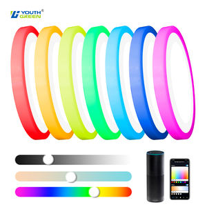 14 pulgadas 24W + 3W Alexa Google Home Smart RGB Regulable Ultra Delgado LED Luz de <span class=keywords><strong>techo</strong></span> con luz nocturna para el hogar - Product Image 2