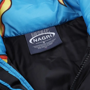 Conception populaire 100% Veste bouffante en duvet <span class=keywords><strong>Eider</strong></span> pour hommes Logo personnalisé court, Veste imprimée personnalisée de haute qualité Fabricant - Product Image 4