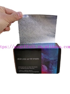 5 Rollos de Papel de Aluminio para Peluquería de Grado Alimenticio de 11 Pulgadas, 500 Hojas de Papel de Aluminio para Mechas con Relieve de Cáscara de Naranja - Product Image 2