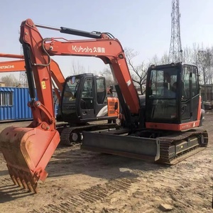 Excavatrice compacte sur chenilles d'occasion Kubota KX175/KX175-5 de 7,48 tonnes, d'origine japonaise, avec peu d'heures de fonctionnement. - Product Image 2
