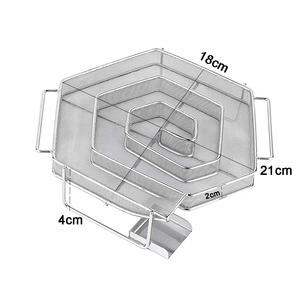 Hexagone 304 acier inoxydable générateur de fumée froide <span class=keywords><strong>fumoir</strong></span> à poussière de bois <span class=keywords><strong>pour</strong></span> Barbecue charbon de bois et accessoires de gril à gaz - Product Image 3