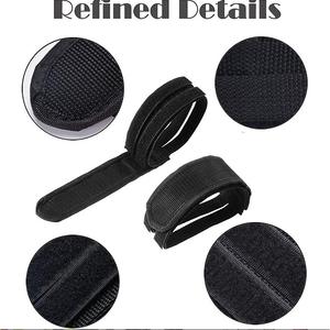 Ztc471 – paire de couvre-pédales de vélo noirs antidérapants, pour sangles de retenue de pédales de vélo multi-usages - Product Image 5