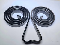 Ressort de torsion en spirale universel en acier plat 65Mn de haute qualité, réglable en angle, de qualité industrielle, 20 lb, avec crochets à droite