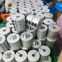 Accouplements à mâchoires flexibles de haute qualité, moyeux de serrage en aluminium, accouplement d'arbre utilisé pour les servomoteurs