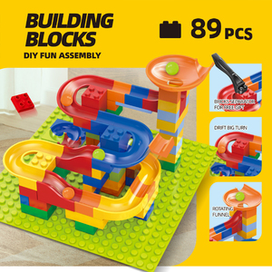 Juego de Construcción de Pistas de Canicas con Doble Espiral de 89 Piezas, Juguete Educativo Creativo STEM para Niños - Product Image 2