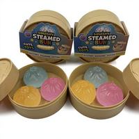 Jouets anti-stress lumineux et colorés en forme de chignon, à rebond lent, pour soulager l'anxiété, mini, portables et durables pour adolescents
