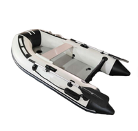 Bateau pneumatique en promotion 230 270 300 330 360 380 400 430 cm, plancher en aluminium, épaisseur PVC 1,2 mm, bateau de sauvetage et d'assaut gonflable