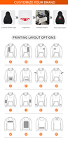 Sweat-shirts pour hommes en gros, 450 g, à capuche, surdimensionnés, streetwear, avec motif imprimé, poids lourd