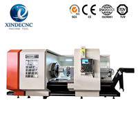 Machine à fileter les tuyaux CNC QK1338, grande alésage de broche 390 mm, tour automatique robuste pour l'industrie pétrolière