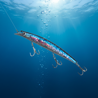 Le Brave Floating Minnow Trout, leurre artificiel dur 145cm/20g en ABS, simulation de lancer longue distance pour la pêche en eau douce