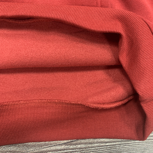 Felpe con cappuccio 320 GSM in morbido cotone con Logo personalizzato felpe con cappuccio da <span class=keywords><strong>uomo</strong></span> semplici felpe rosse stampa serigrafia essenziali invernali - Product Image 6