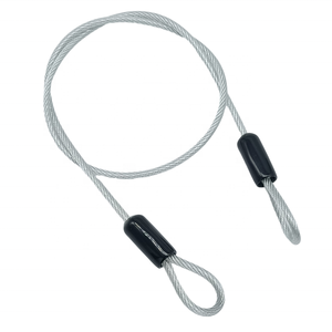 สายล็อคกระเป๋าเดินทางแบบห่วงคู่เคลือบสแตนเลส 304 พร้อมสายเคเบิลนิรภัย - Product Image 2