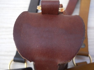 Rouleau en cuir brun biodégradables pour chiens, porte-sac de déchets, accessoire pour animaux de compagnie, POP-0021, vente en gros - Product Image 3