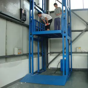 Idraulico di piombo rail cargo ascensore tavoli progettato come requisiti