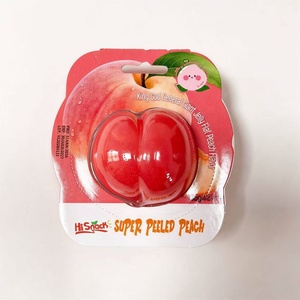 Bonbons gélifiés en gros aux saveurs de fruits, 65% de jus, bonbons pelables saveur pêche citron originale - Product Image 5